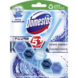 Domestos WC Stone Power 5+ Active Blue Rinse Ocean 7 Pack (7 x 53 g)
