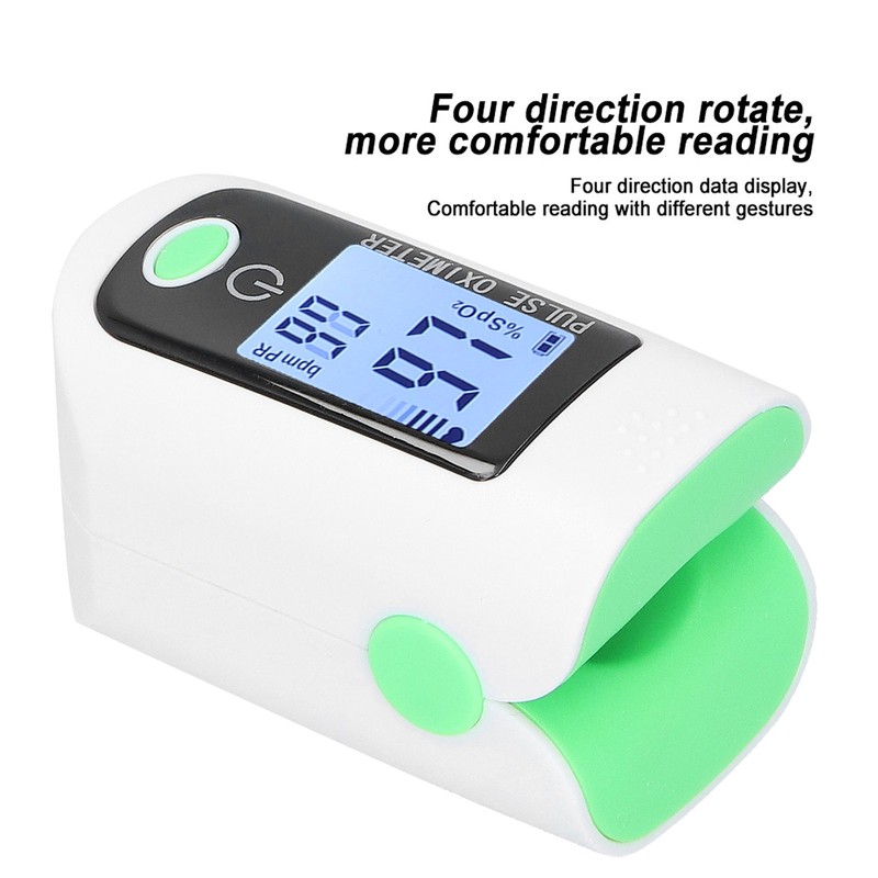 Fingertip Pulse Oximeter Blood Oxygen Saturation Monitor Heart Rate Meter