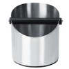 Thicken Round Stainless Steel Coffee Grounds Container Box Bucket Durable