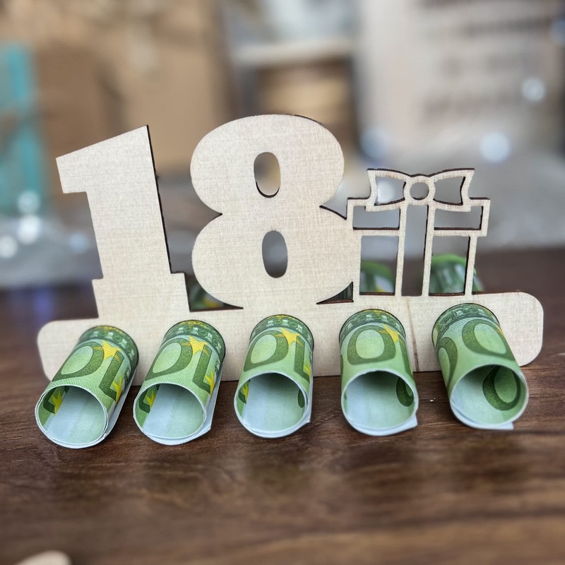 Spruchreif Funny Money Gift, Voucher Packaging, Gift for 18th Birthday