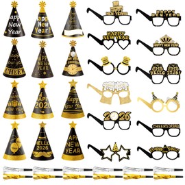 36 pcs 2026 New Years Decorations, New Years Eve Party Supplies 2026,Happy New Year 2026 Celebration Set for Home and Office Parties