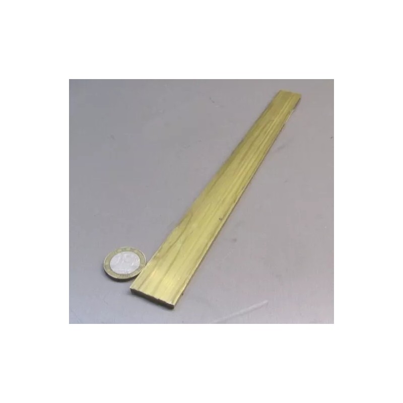 Basic 360 Brass Flat Bar 1/8" Thick x 1.0" Wide
