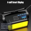 LARYEECHA Rechargeable LED Headlamp,Hard Hat Headlight,Waterproof Head Lamp Lightweight White/Yellow
