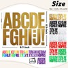 3 Inch Large Alphabet Stickers Vinyl Adhesive Letters 288 Pieces