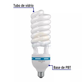 Volteck F-65EC Spiral lamp T5 65 W high power daylight, box