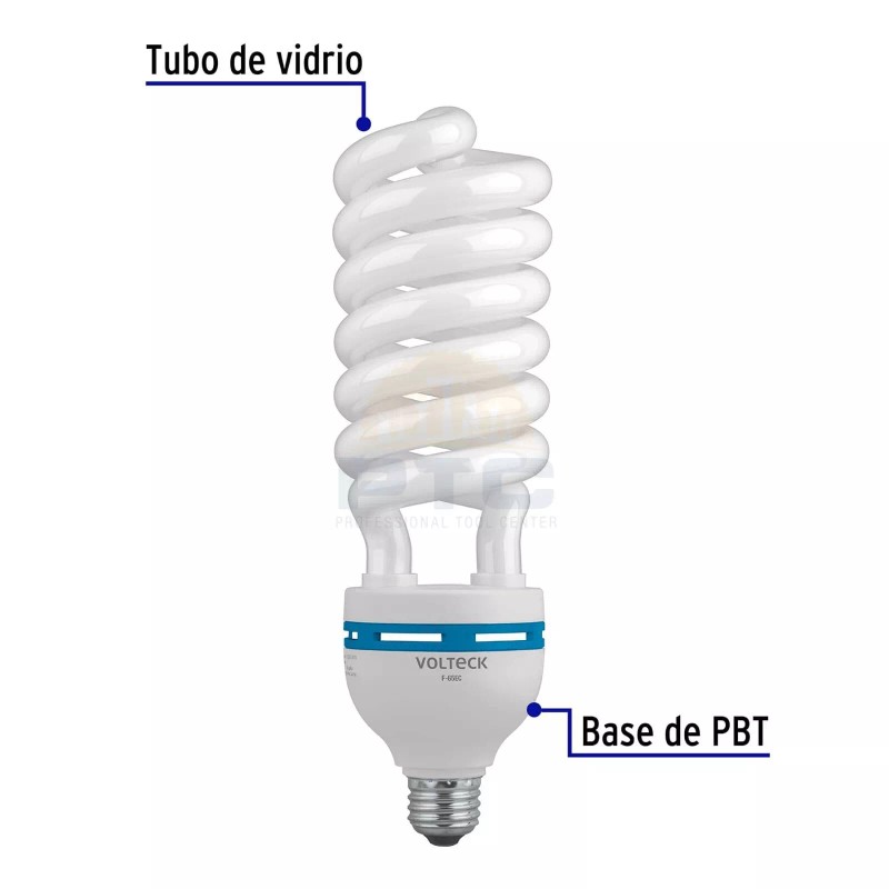 Volteck F-65EC Spiral lamp T5 65 W high power daylight,