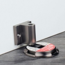 EAS Youngdal Hardware Check Lock Swivel Wide Door Stopper Gray