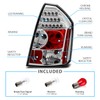 AmeriLite LED Chrome Replacement Taillights Set For Chrysler 300/300C -