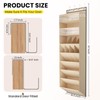 Mefirt 8 Tier Clear Over the Door Shoe Organizer with
