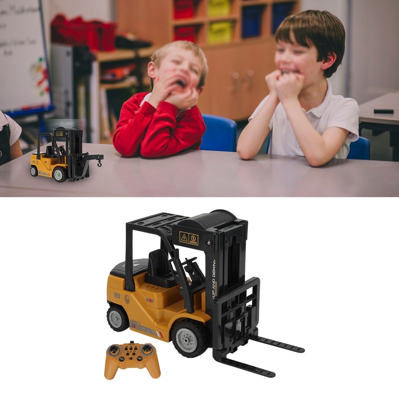2.4GHZ RC Forklift Construction Truck Spray Realistic Impact Resistance RC