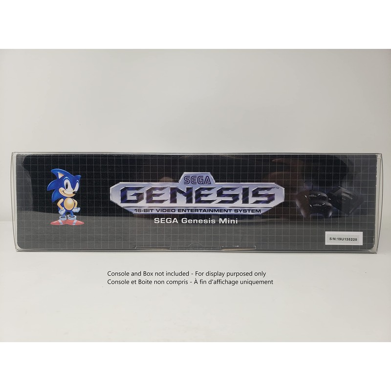 RNR 1PCS BOX PROTECTOR FOR SEGA GENESIS MINI CLASSIC CLEAR
