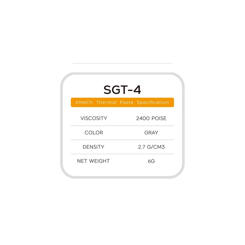 AMeCh SGT-4 Thermal Paste 6g, Spatula, Ultimate Performance Thermal Paste