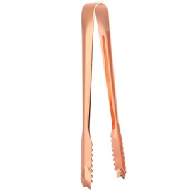Stainless Steel Food Tong with Serrated Tip Small Serving Utensils Kitchen Tongs for Home Kitchen(Copper Plated)