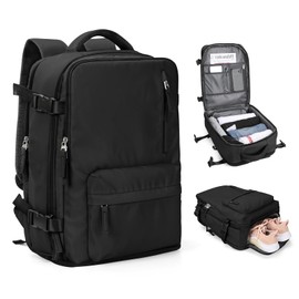 SZLX Ryanair Women's Hand Luggage Backpack for Airplane Underseat Cabin Bag Travel Backpack Hand Luggage Airplane Easyjet Backpack Waterproof Men's Backpack with Shoe Compartment for 14 Inch Laptops,