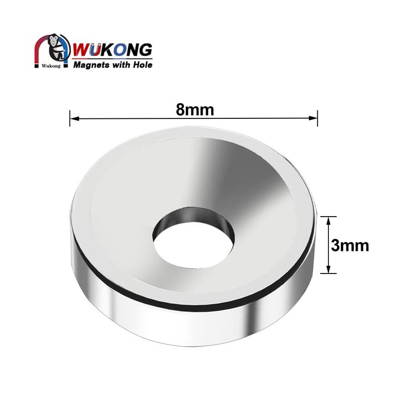 Wukong Mini Magnets - 8mm x 3mm Strong Disc Magnets