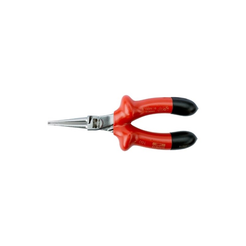 BAHCO(バーコ) Insulated Round Nose Pliers 1000V絶縁ラウンドノーズプライヤー 160mm 2521V-160
