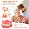 DIY Denture Kit for Upper & Lower Teeth, Temporary Self-Fit