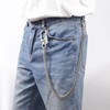 [Ahiller] Sturdy Wallet Chain, [Double Locking Carabiner, Stainless Steel Chain],