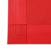 ISL Garage Tile, Solid Side Parts, Female Type, Red, Set