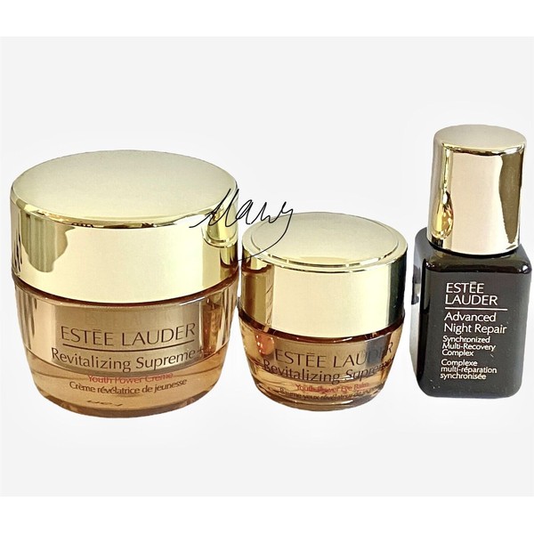 Estee Lauder Revitalizing Suprem+ Youth Cream 0.5 oz, Eye 0.17oz,