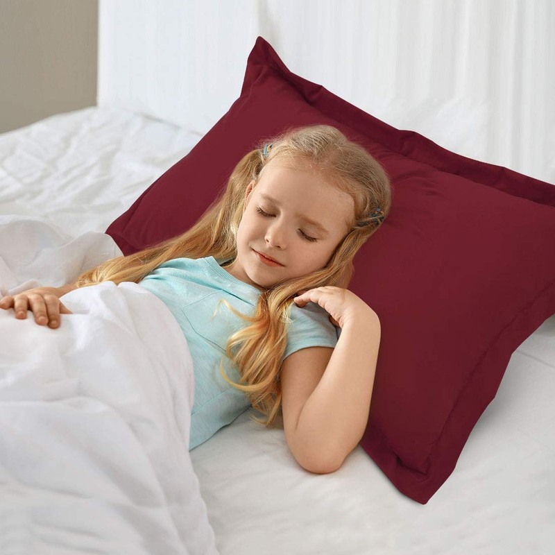 PiccoCasa Pillow Shams Double Brushed Microfiber, 2 Packs Pillowcases with
