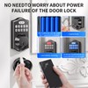 Smart Front Door Lock Set with 2 Levers: Keyless Entry