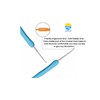 AARNAV Plastic Handle Crochet Hook Ergonomic Crochet Hook for Arthritic