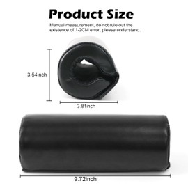 Twoyu Gymnastics Bar Pad, Gymnastics Bar Mat, Protective Sleeve for Gymnastics Bars, Protective Package for Gymnastics Bars, Uneven Bars or Parallel Bars (Black)