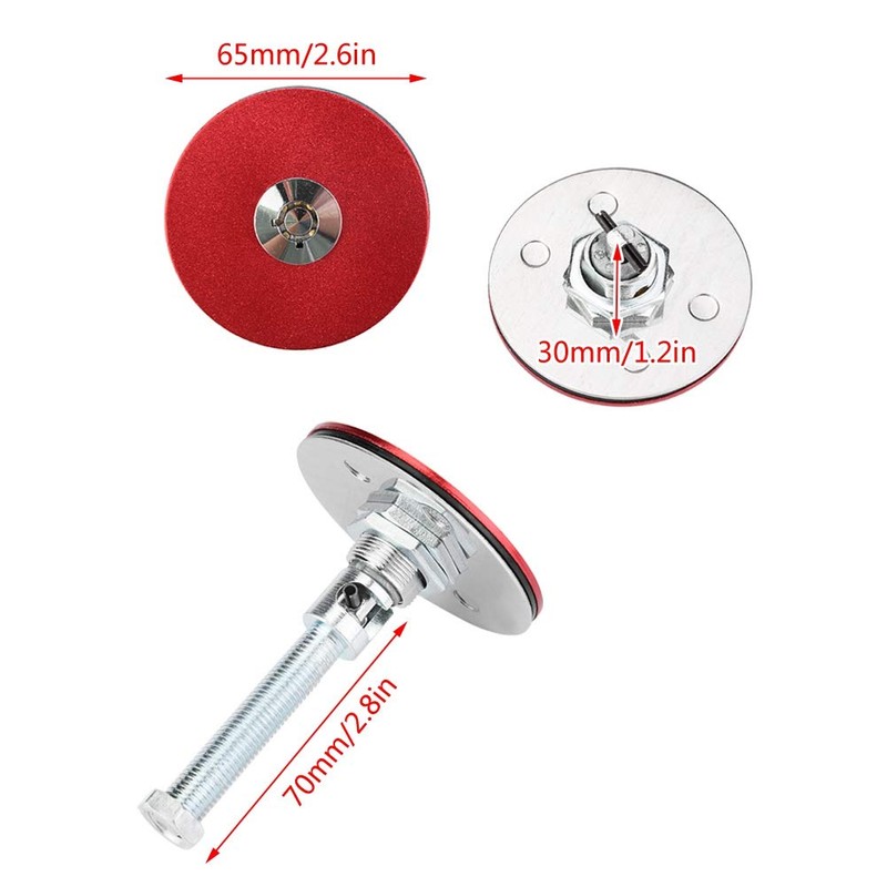 Acouto Car Hood Lock Pin Aluminum Alloy Universal Engine Hood