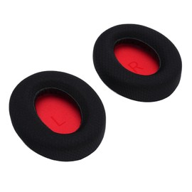 Replacement Earpads, 2Pcs Quiet Comfort Wireless Ear Cushions, Breathable Mesh Softer Leather Headphone Earpads, for SonoFlow Headphones, Black