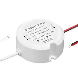 LED Transformer 24 V 36 W 1.5 A, LED Power Supply Transformer 230 V to 24 V for Lamps G4 MR16, AC to DC Switch Low Voltage Transformer, Mini Ring Power Supply Flicker-Free, No Noise, IP66 Waterproof