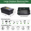 NineLeaf IP54 1PK Extra Large Outdoor Box w/ 7 Cable