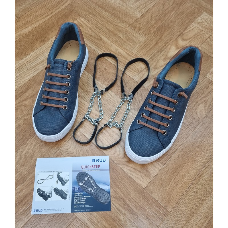 RUD Gleitschutzkette Quick Step Schneekette für Schuhe - Bester Grip