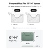 MOFT Laptop Bag Sleeve for MacBook Computer Expandable Storage, Two