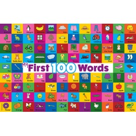 Palace Learning My 100 First Words LAMINATED Poster (18 x 24)