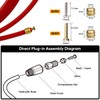 BESNIN Hydraulic Brake Hose Kit with 2-in-1 Cutter & Barb