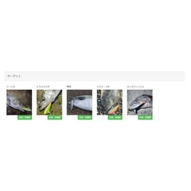 Tacklehouse RBS80 No. 4 HG Rainbow Rolling Bait Shad 3.1 inches (80 mm)