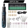 3.6V Cordless Mini Rotary Tool 3-Speed USB Rechargeable Grinder