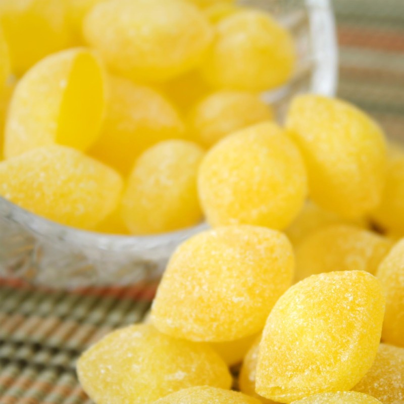 Sarah's Candy Factory Sanded Lemon Drops Old Fashioned Hard Candy