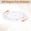 sourcing map 3Pack Acrylic Lazy Susan Turntable, 9" Spinner Lazy