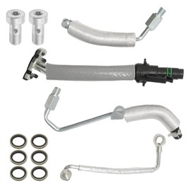 SYOWADA 55587854 Turbo Oil Return Drain and Oil Feed Pipe Kit, Replacement for Buick Encore 2013-2019 Chevy Cruze Sonic Trax 1.4L L4, Replaces 55592600 55567067 55568031