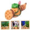 Levemolo Realistic Aquarium Lotus Root Fish Tank Decor Artificial Lotus