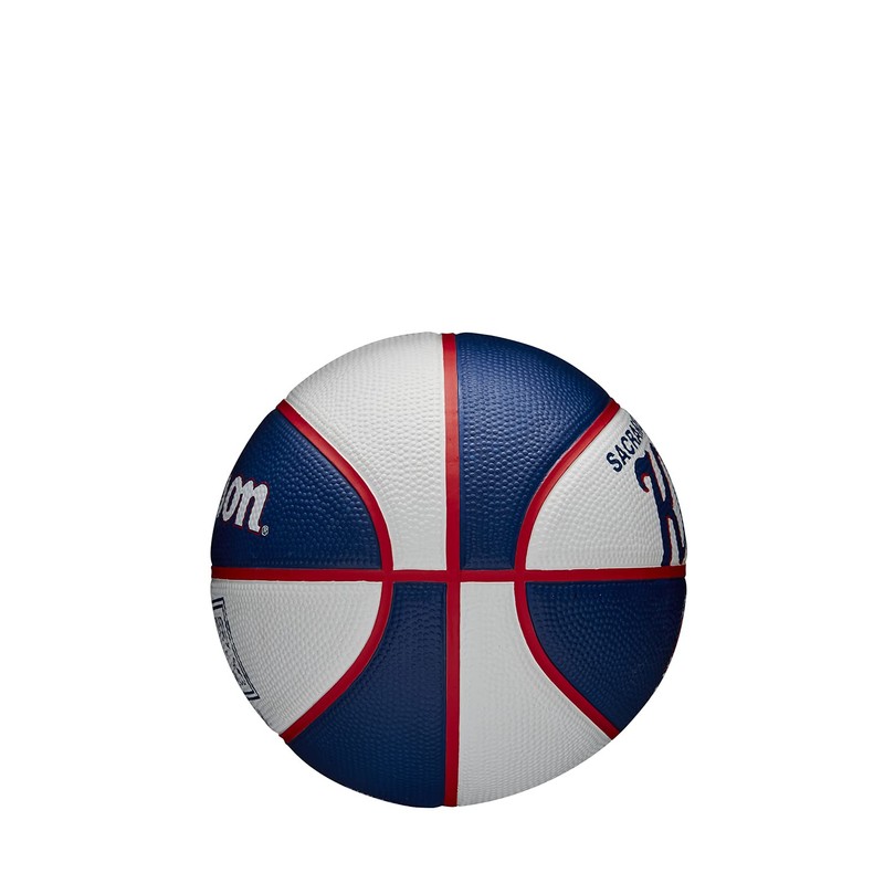 Wilson Mini Basketball Team Retro Sacramento Kings Outdoor Rubber Size: