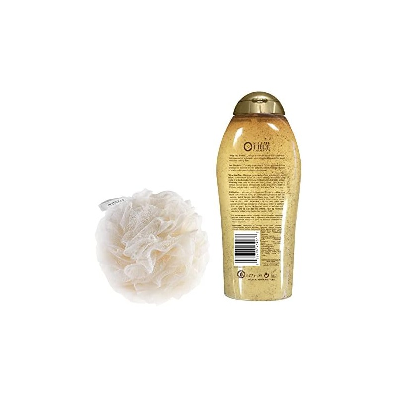 Kit Esponja Suave EcoTools y Body Wash Exfoliante Coco Café