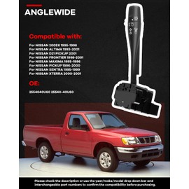 2554040U60 Turn Signal Switch Multi-Function Combination Switch Replacement Parts for Nissan 200 SX 1995-1998 for Nissan Altima 1993-2001 for Nissan D21 Pickup 2001 for Nissan Frontier 1998-2001