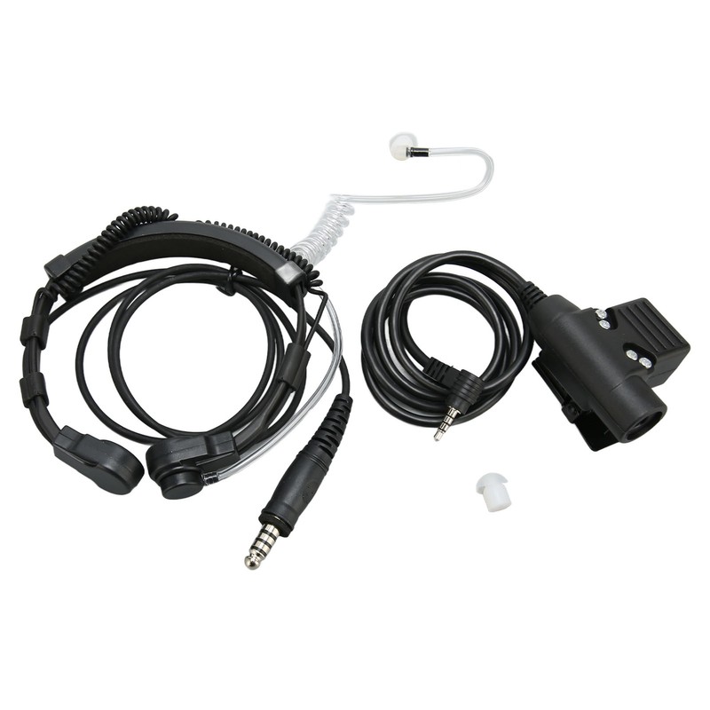 U94 PTT and Throat Control Headset Noise Reduction Walkie Talkie