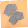 IWOWHERO 2 Pairs Gel Heel Protector Socks for Men and