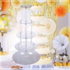 80Pcs Cake Tier Stacking Kit 10Pcs Clear Cake Separator Plates