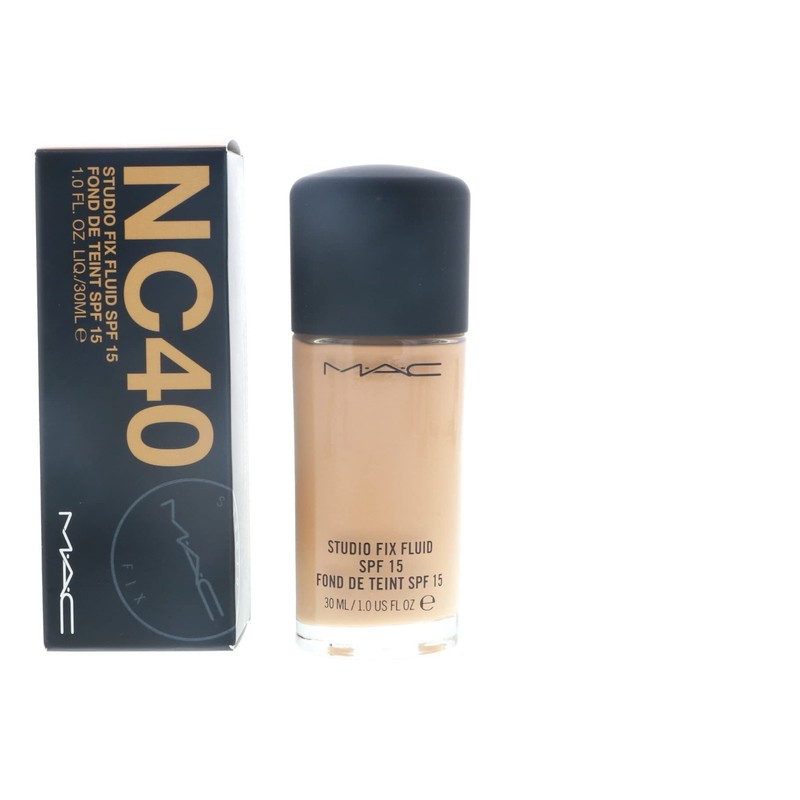 MAC, Studio Fix Fluid SPF15 NC40 30ml1oz, 1 Fl Oz
