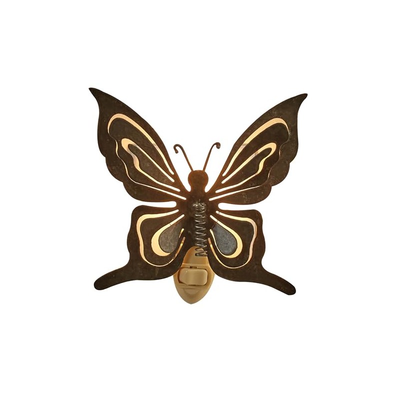 Park Designs Butterfly Night Light 5.25" H